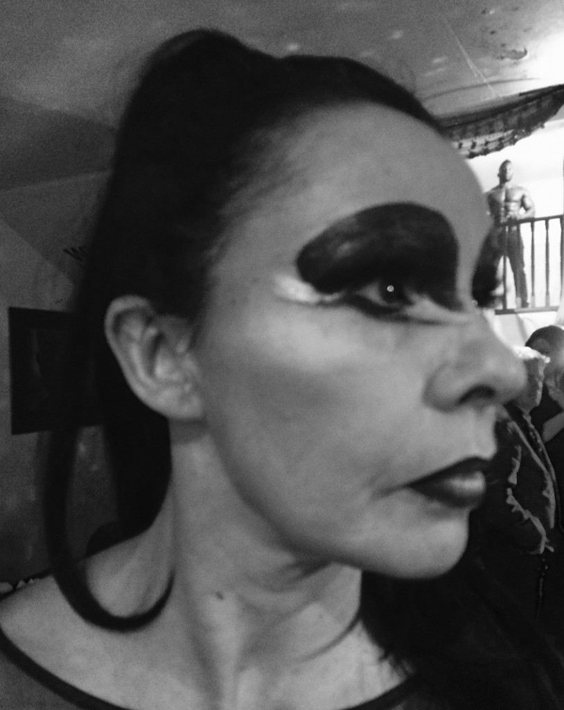 Film makeup for Julie Graham