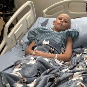 Bald cap makeup artis...